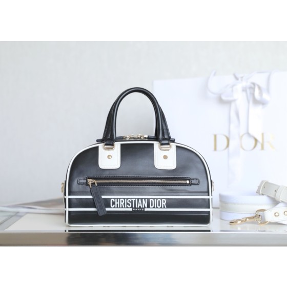 DIOR VIBE zipper bowling bag